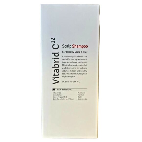 Vitabrid C12 Scalp Shampoo Healthy Scalp and Hair Antioxidant 10.14oz 300mL - Picture 1 of 3